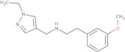 [(1-Ethyl-1H-pyrazol-4-yl)methyl][2-(3-methoxyphenyl)ethyl]amine