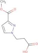3-[3-(Methoxycarbonyl)-1H-pyrazol-1-yl]propanoic acid