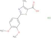2-(3,4-Dimethoxyphenyl)-4-methyl-1,3-thiazole-5-carboxylic acid hydrochloride