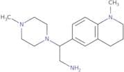 2-(1-Methyl-1,2,3,4-tetrahydroquinolin-6-yl)-2-(4-methylpiperazin-1-yl)ethan-1-amine