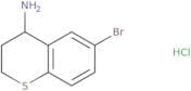 6-bromo-3,4-dihydro-2H-1-benzothiopyran-4-amine hydrochloride