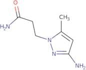 3-(3-Amino-5-methyl-1H-pyrazol-1-yl)propanamide