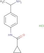 N-[4-(1-Aminoethyl)phenyl]cyclopropanecarboxamide hydrochloride