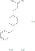 3-(4-Benzylpiperazin-1-yl)propanimidamide trihydrochloride