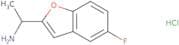 1-(5-Fluoro-1-benzofuran-2-yl)ethan-1-amine hydrochloride