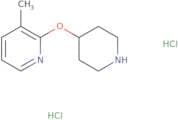 3-Methyl-2-(piperidin-4-yloxy)pyridine dihydrochloride