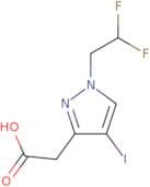 2-[1-(2,2-Difluoroethyl)-4-iodo-1H-pyrazol-3-yl]acetic acid