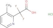 2,2-Difluoro-2-(3-methylpyridin-2-yl)acetic acid hydrochloride