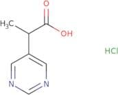 2-(Pyrimidin-5-yl)propanoic acid hydrochloride