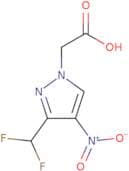 2-[3-(Difluoromethyl)-4-nitro-1H-pyrazol-1-yl]acetic acid