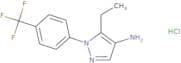 5-Ethyl-1-[4-(trifluoromethyl)phenyl]-1H-pyrazol-4-amine hydrochloride