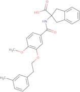 2,3-Dihydro-2-[[4-methoxy-3-[2-(3-methylphenyl)ethoxy]benzoyl]amino]-1H-Indene-2-carboxylic Acid