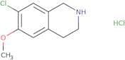 7-Chloro-6-methoxy-1,2,3,4-tetrahydroisoquinoline hydrochloride