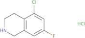 5-Chloro-7-fluoro-1,2,3,4-tetrahydroisoquinoline hydrochloride