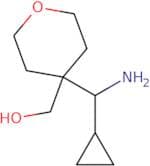{4-[Amino(cyclopropyl)methyl]oxan-4-yl}methanol