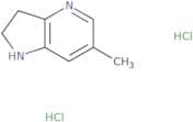 6-Methyl-1H,2H,3H-pyrrolo[3,2-b]pyridine dihydrochloride