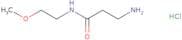 3-Amino-N-(2-methoxyethyl)propanamide hydrochloride