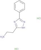 2-(5-Phenyl-2H-[1,2,4]triazol-3-yl)-ethylamine dihydrochloride