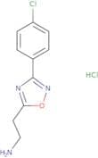 {2-[3-(4-Chlorophenyl)-1,2,4-oxadiazol-5-yl]ethyl}amine hydrochloride
