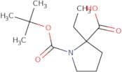 1-[(tert-Butoxy)carbonyl]-2-ethylpyrrolidine-2-carboxylic acid