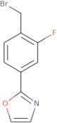 2-[4-(Bromomethyl)-3-fluorophenyl]-1,3-oxazole