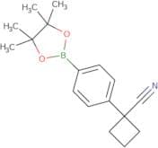 1-[4-(4,4,5,5-Tetramethyl-[1,3,2]dioxaborolan-2-yl)-phenyl] -cyclobutanecarbonitrile