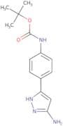 tert-Butyl N-[4-(3-amino-1H-pyrazol-5-yl)phenyl]carbamate