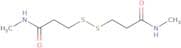 N,N'-Dimethyl-3,3'-dithiodipropionamide