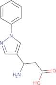 3-Amino-3-(1-phenyl-1H-pyrazol-4-yl)propanoic acid