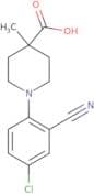 1-(4-Chloro-2-cyanophenyl)-4-methylpiperidine-4-carboxylic acid