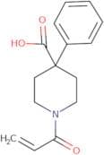 4-Phenyl-1-(prop-2-enoyl)piperidine-4-carboxylic acid