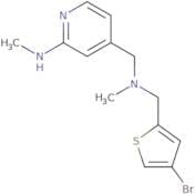 4-({[(4-Bromothiophen-2-yl)methyl](methyl)amino}methyl)-N-methylpyridin-2-amine
