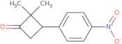2,2-Dimethyl-3-(4-nitrophenyl)cyclobutan-1-one