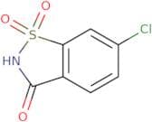 6-Chloro-1,1-dioxo-1,2-dihydro-1-benzo[d]isothiazol-3-one