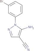 5-amino-1-(3-bromophenyl)-1H-pyrazole-4-carbonitrile