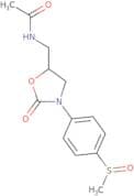 N-[[(5S)-3-(4-Methylsulfinylphenyl)-2-oxo-1,3-oxazolidin-5-yl]methyl]acetamide
