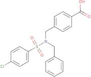 4-[(N-Benzyl4-chlorobenzenesulfonamido)methyl]benzoic acid