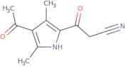 3-(4-Acetyl-3,5-dimethyl-1H-pyrrol-2-yl)-3-oxopropanenitrile