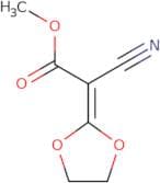 Methyl 2-cyano-2-(1,3-dioxolan-2-ylidene)acetate