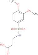 3-(3,4-Dimethoxybenzenesulfonamido)propanoic acid