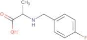 2-{[(4-Fluorophenyl)methyl]amino}propanoic acid