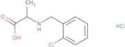 2-{[(2-Chlorophenyl)methyl]amino}propanoic acid hydrochloride