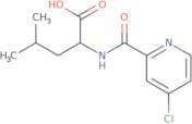 2-[(4-Chloropyridin-2-yl)formamido]-4-methylpentanoic acid