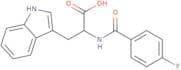 Sodium 2-[(4-fluorophenyl)formamido]-3-(1H-indol-3-yl)propanoate