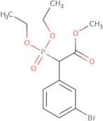 Methyl 2-(3-bromophenyl)-2-(diethoxyphosphoryl)acetate