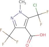 5-(Chlorodifluoromethyl)-1-methyl-3-(trifluoromethyl)-1H-pyrazole-4-carboxylic acid