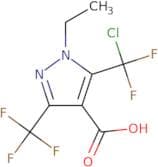 5-(Chlorodifluoromethyl)-1-ethyl-3-(trifluoromethyl)-1H-pyrazole-4-carboxylic acid