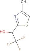 (1S)-2,2,2-Trifluoro-1-(4-methyl-1,3-thiazol-2-yl)ethan-1-ol