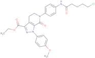 Ethyl 6-[4-[(5-chloro-1-oxopentyl)amino]phenyl]-4,5,6,7-tetrahydro-1-(4-methoxyphenyl)-7-oxo-1H-py…
