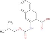 3-{[(2-Methylpropoxy)carbonyl]amino}naphthalene-2-carboxylic acid
